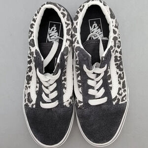 Vans Old Skool Leopard Black/Truewhite VN0A4U3B316 Kids Size 3.0